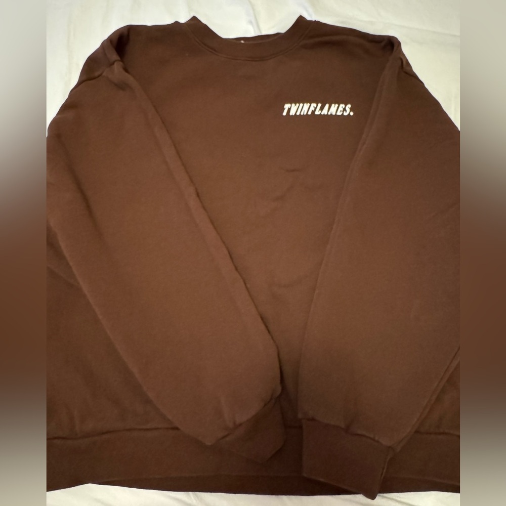 Twinflames Unisex  brown Sweatshirt